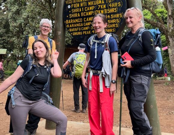 8-Day Lemosho Route Kilimanjaro climbing With Pick up